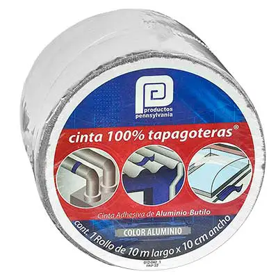 Cinta 100%  Tapagoteras Pennsylvania 10 cm x 10 m